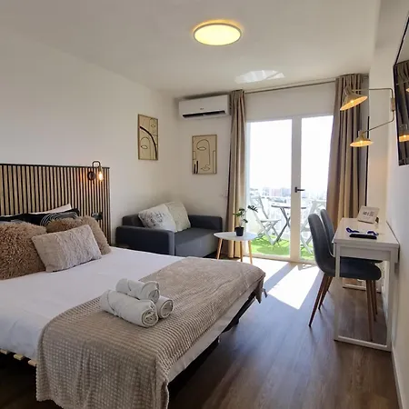 Acuario Moderno Estudio Vistas Al Mar Apartment